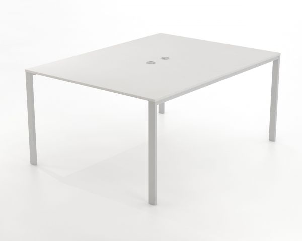 Стіл подвійний білий 1200х1600х750Н 2W128 white