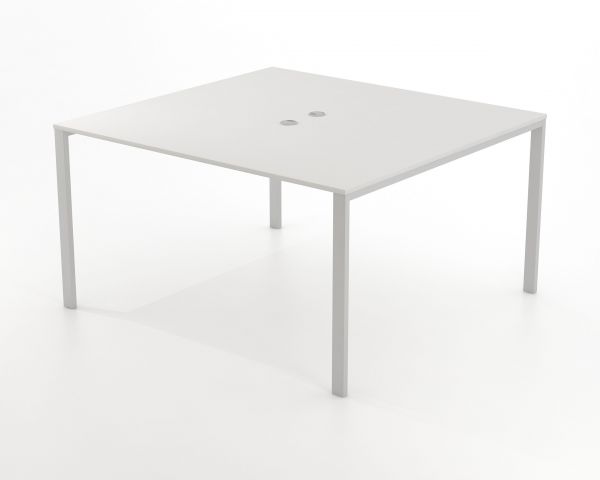 Стіл подвійний білий 1380х1300х750Н 2W146 white